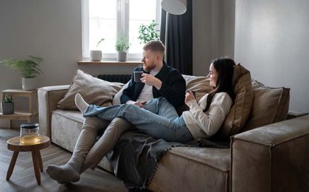 Blog Couple At Home