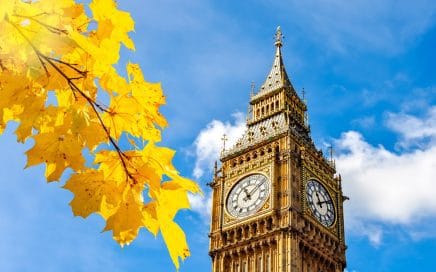 Big,Ben,Tower,Of,Houses,Of,Parliament,In,Autumn,,London,
